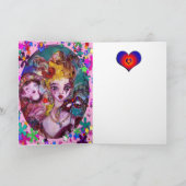 VALENTIJN LOVE VENETIAN MASQUERADE FEESTDAGEN KAART (Binnen)