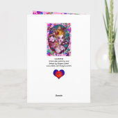 VALENTIJN LOVE VENETIAN MASQUERADE FEESTDAGEN KAART (Achterkant)