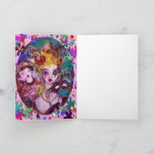 VALENTIJN LOVE VENETIAN MASQUERADE FEESTDAGEN KAART (Binnen)