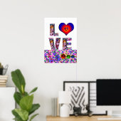 VALENTIJN LOVE VENETIAN MASQUERADE PARTIJ POSTER (Thuiskantoor)