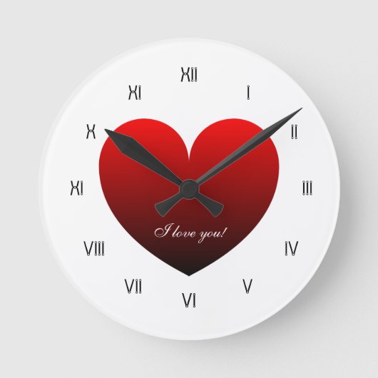 Valentijn Love Watch Ronde Klok (Voorkant)