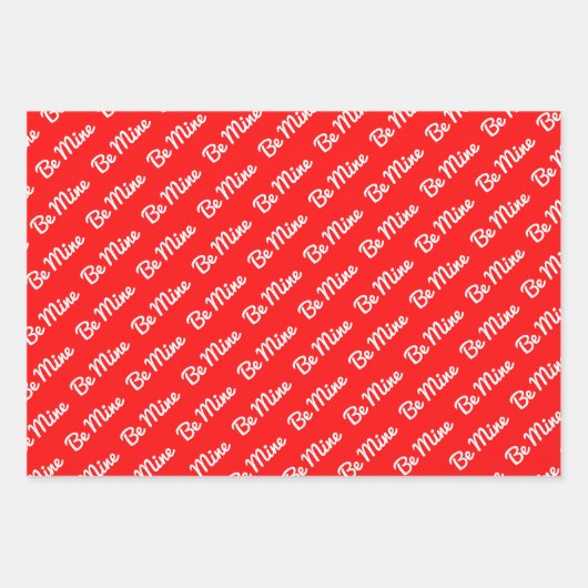 Valentijn Love Wrapping Paper Set van 3 (Voorkant 2)