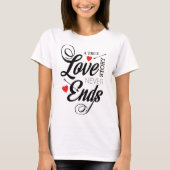 Valentijn Love You Tshirt (Voorkant)