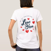 Valentijn Love You Tshirt (Achterkant)
