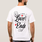 Valentijn Love You Tshirt (Achterkant)