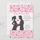 Valentijn Love Zwangerschap Aankondiging (Voorkant)