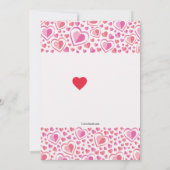 Valentijn Love Zwangerschap Aankondiging (Achterkant)