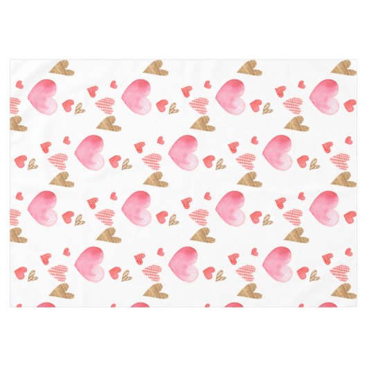 Valentijn maakt tablet tafelkleed (Voorkant (Horizontaal))