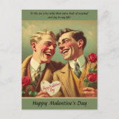 Valentijn 'Malentine's' Day Briefkaart (Voorkant)