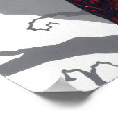 Valentijn Masquerade gothic fairy Art Print (Hoek)