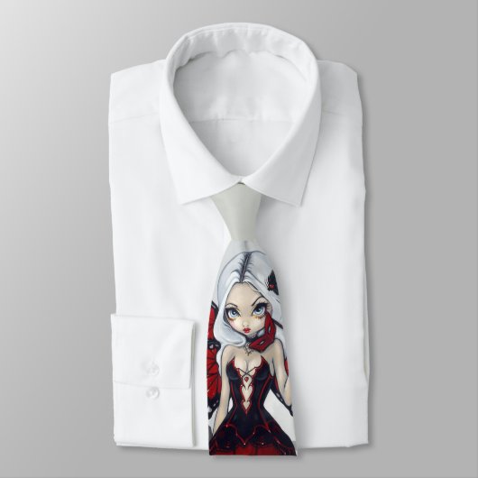 Valentijn Masquerade gothic fairy Stropdas (Gebonden)