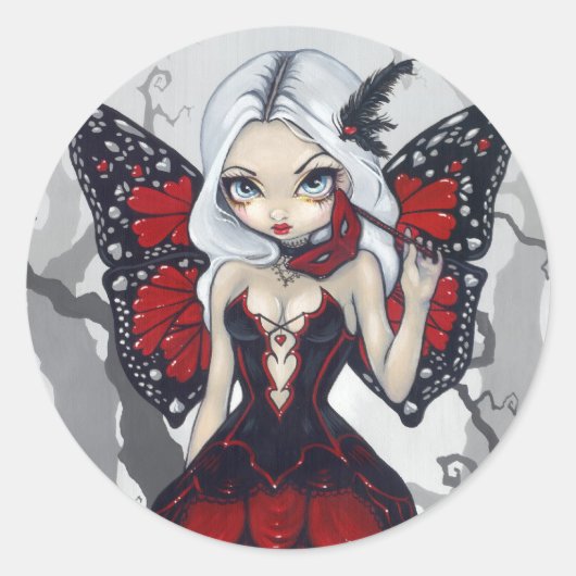 "Valentijn Masquerade" Sticker (Voorkant)
