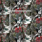 valentijn maximalism col moss stof (Delen)