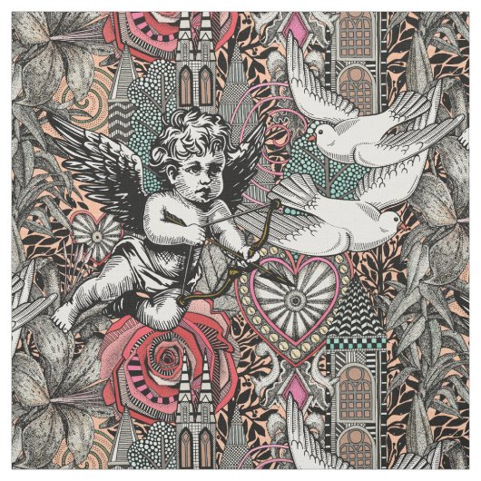 valentijn Maximalism Col Peach Fuzz Stof (Swatch)