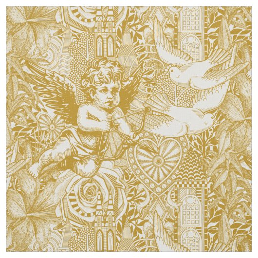 valentijn maximalisme gouden parel stof (Swatch)