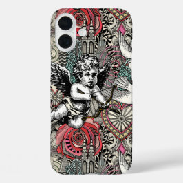 valentijn maximalisme koel licht iPhone 16 plus hoesje