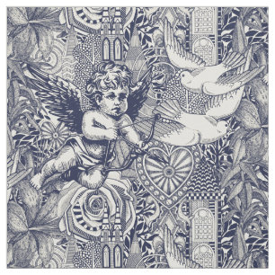 valentijn maximalisme marineblauwe parel stof