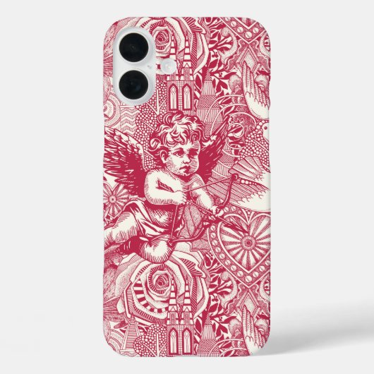 valentijn maximalisme viva magenta half parel Case-Mate iPhone case (Achterkant)