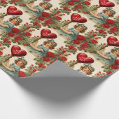  Valentijn meisje - gepersonaliseerd Cadeaupapier (Hoek)