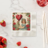  Valentijn meisje - gepersonaliseerd Servet (Insitu)