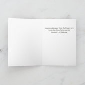 Valentijn Message Panda Beer String of Red Hearts Feestdagen Kaart (Binnen)