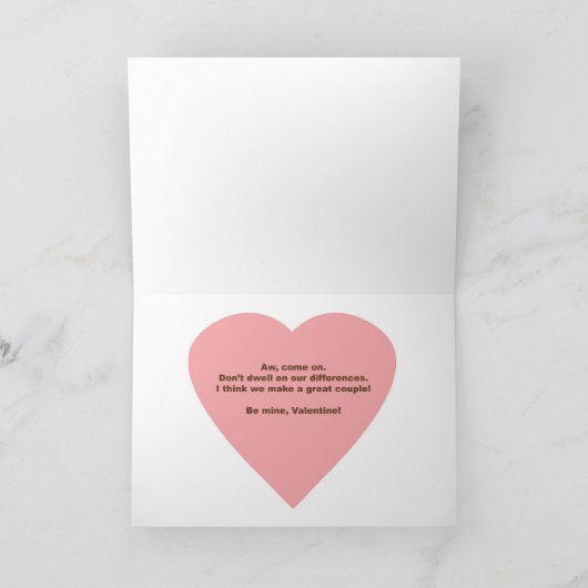 Valentijn met Alligator en Aigrette Feestdagen Kaart (Binnen)