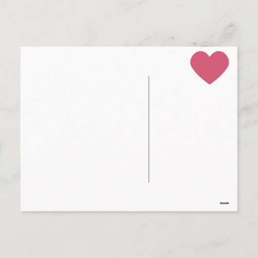 Valentijn met beren, rozen en harten feestdagenkaart (Achterkant)