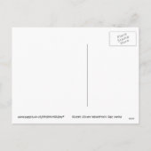 Valentijn met bloemen en chocolade feestdagenkaart (Achterkant)