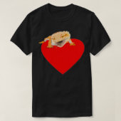 Valentijn met draak in hoofdverpakking D T-shirt (Design voorkant)