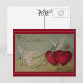 Valentijn met hart en nieren Feestdagenkaart (Voorkant / Achterkant)