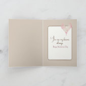 Valentijn met hart kaart (Binnen)