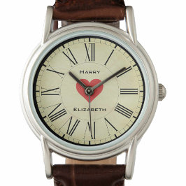 Valentijn met harten horloge