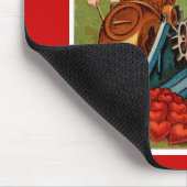  Valentijn met hartkanon Muismat (Hoek)