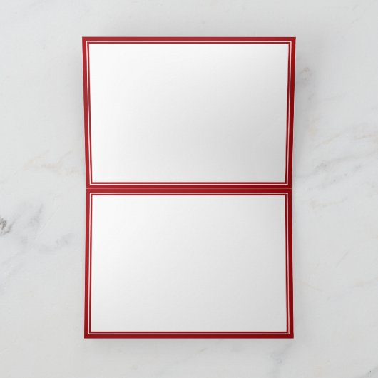 Valentijn met rode hartslag feestdagen kaart (Binnen)