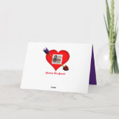 Valentijn met Schattigee en grappige Basset Hounds Feestdagen Kaart (Achterkant)