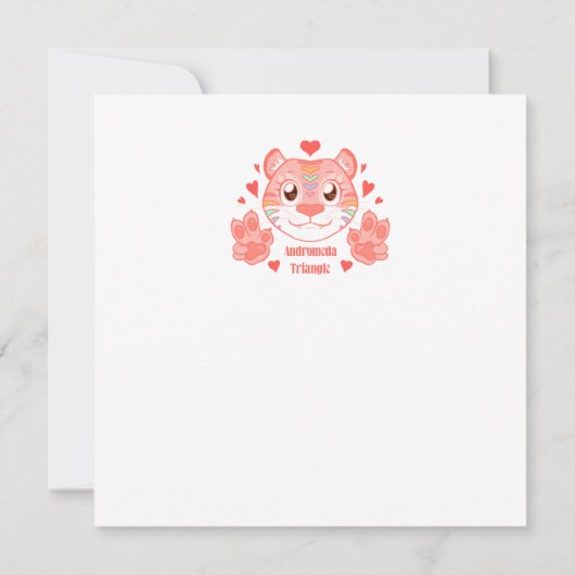 Valentijn Mijn kleine Pony Al Mijn hartkaart Notitiekaartje (Achterkant)