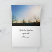 VALENTIJN, MIJN SUNSHINE-kaart Feestdagen Kaart (Binnen)