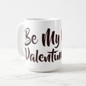 Valentijn Mijn Valentijn Hart Aangepaste Beginlett Koffiemok (Voorkant links)