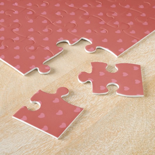 Valentijn Mini Hearts Legpuzzel (Zijkant)