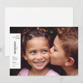 Valentijn minimalistisch esthetische foto van fami feestdagenkaart (Voorkant / Achterkant)