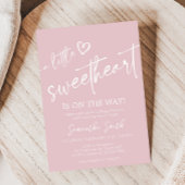 Valentijn minimalistisch hart Baby shower Kaart