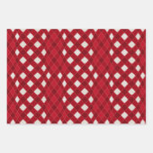 Valentijn Modern Argyle Patroon Set No1 Inpakpapier Vel (Voorkant 3)
