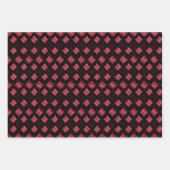 Valentijn Modern Argyle Patroon Set No1 Inpakpapier Vel (Voorkant)