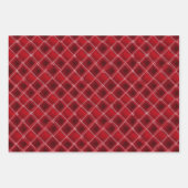 Valentijn Modern Argyle Patroon Set No3 Inpakpapier Vel (Voorkant)