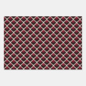 Valentijn Modern Argyle Patroon Set No4 Inpakpapier Vel (Voorkant)