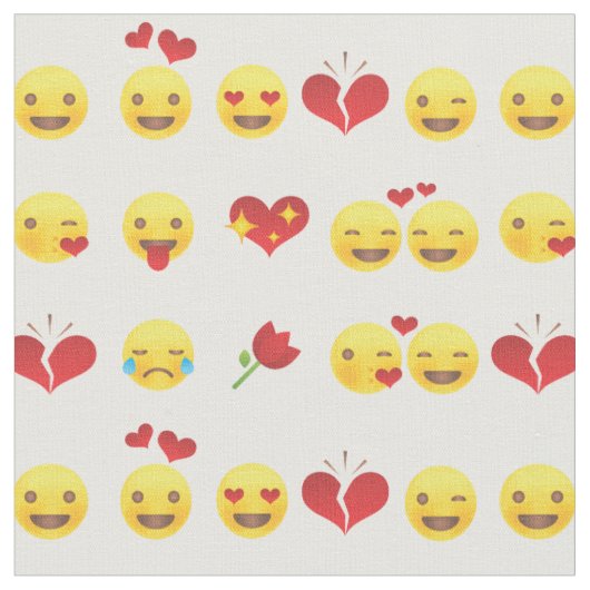 Valentijn mojis stof (Close Up)