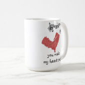 Valentijn Mok, je laat mijn hart zingen! Koffiemok (Voorkant rechts)