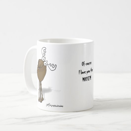 Valentijn Moose Mok (Voorkant links)