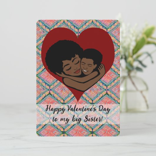 Valentijn naar grootzuster van Little Brother Ethn (Staand voorkant)