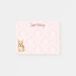 Valentijn nam Frenchie toe Post-it® Notes